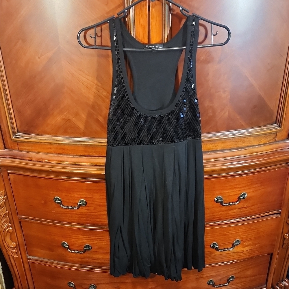 Twentyone Black Sequin Mini Dress